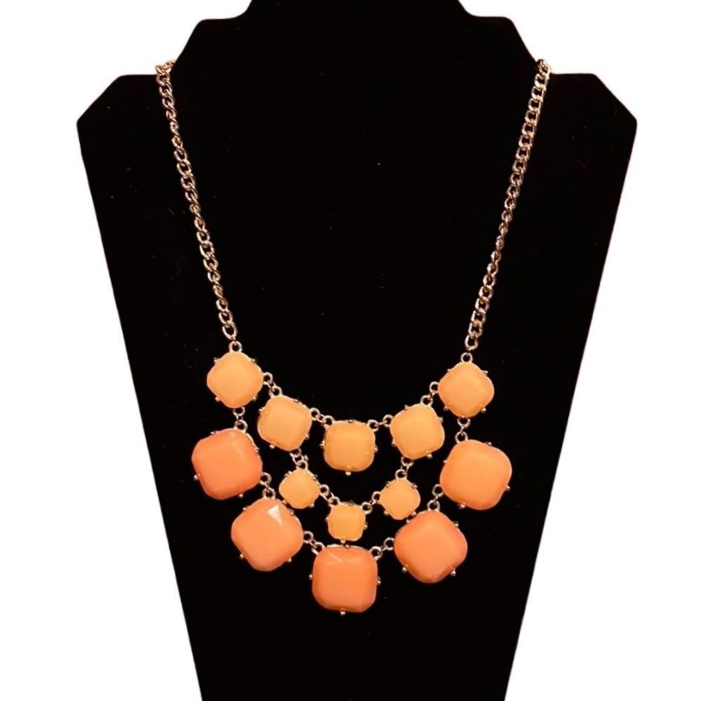 Layered Statement Gold-Toned Necklace